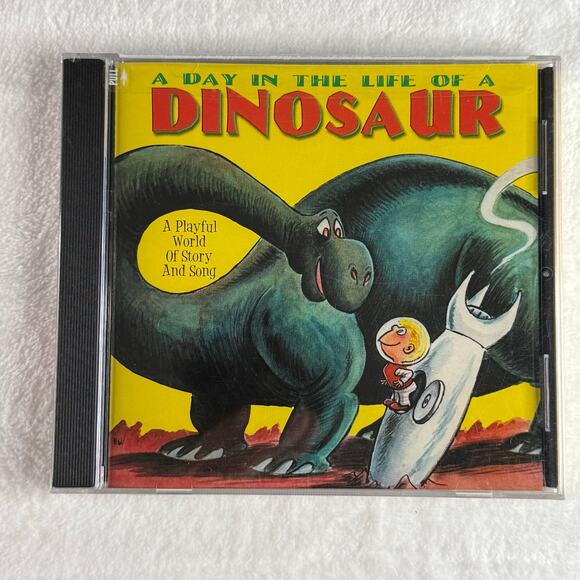 A Day in the Life of a Dinosaur CD 2001 Kids Story Songs Brontosaurus - New - Picture 3 of 5